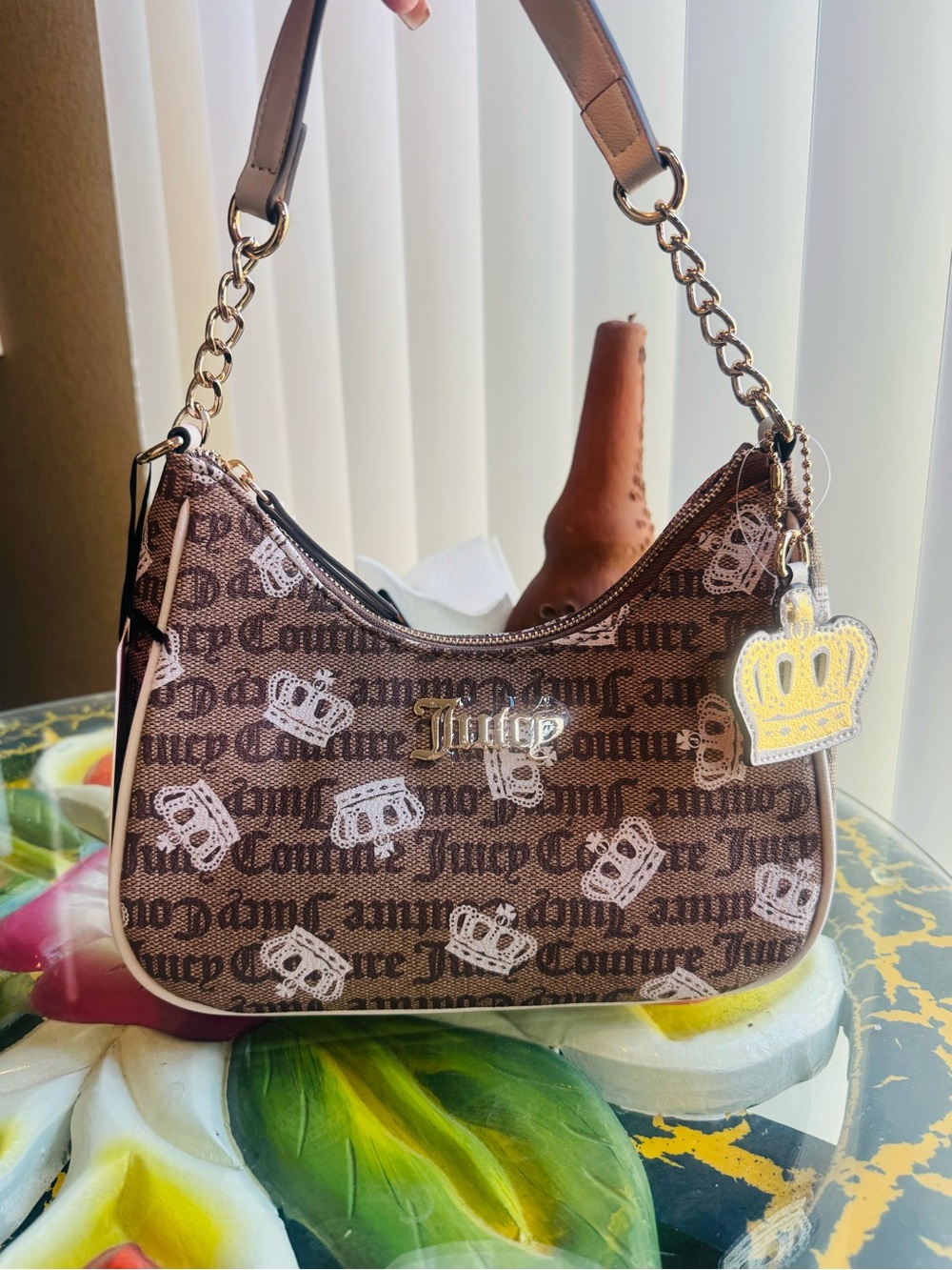 Juicy Couture Simply Sweet Crown Shoulder Bag BNWT